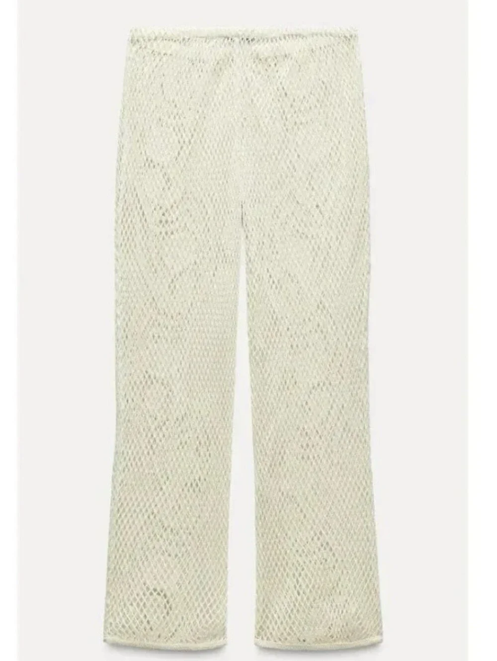 Zara Set 2pc Crochet Vest and Pants Size M